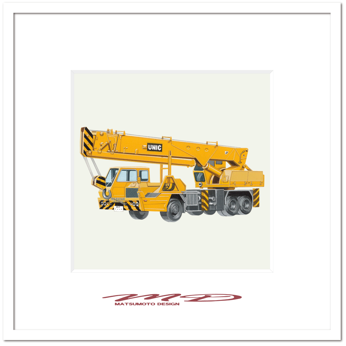 作品No.043『ユニックトラッククレーン』