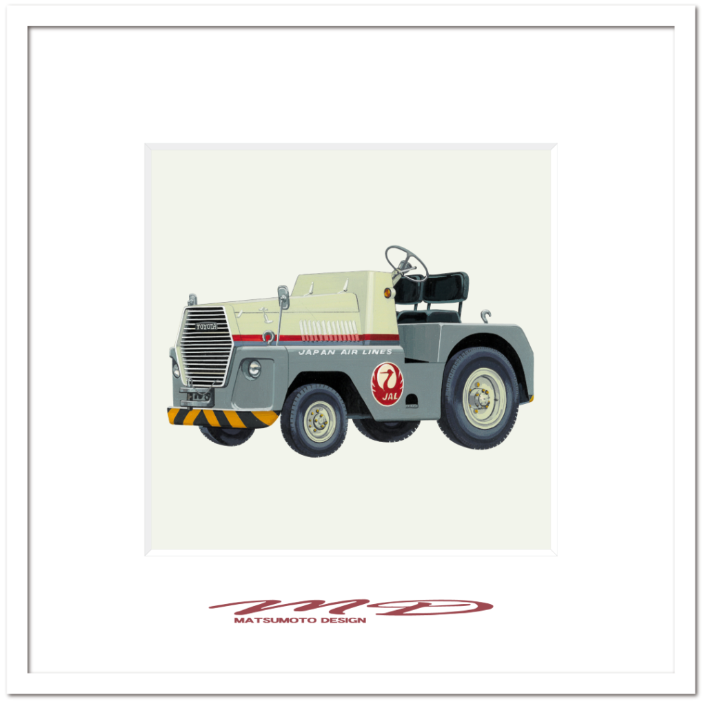 作品No.085『日本航空コンテナ牽引車』